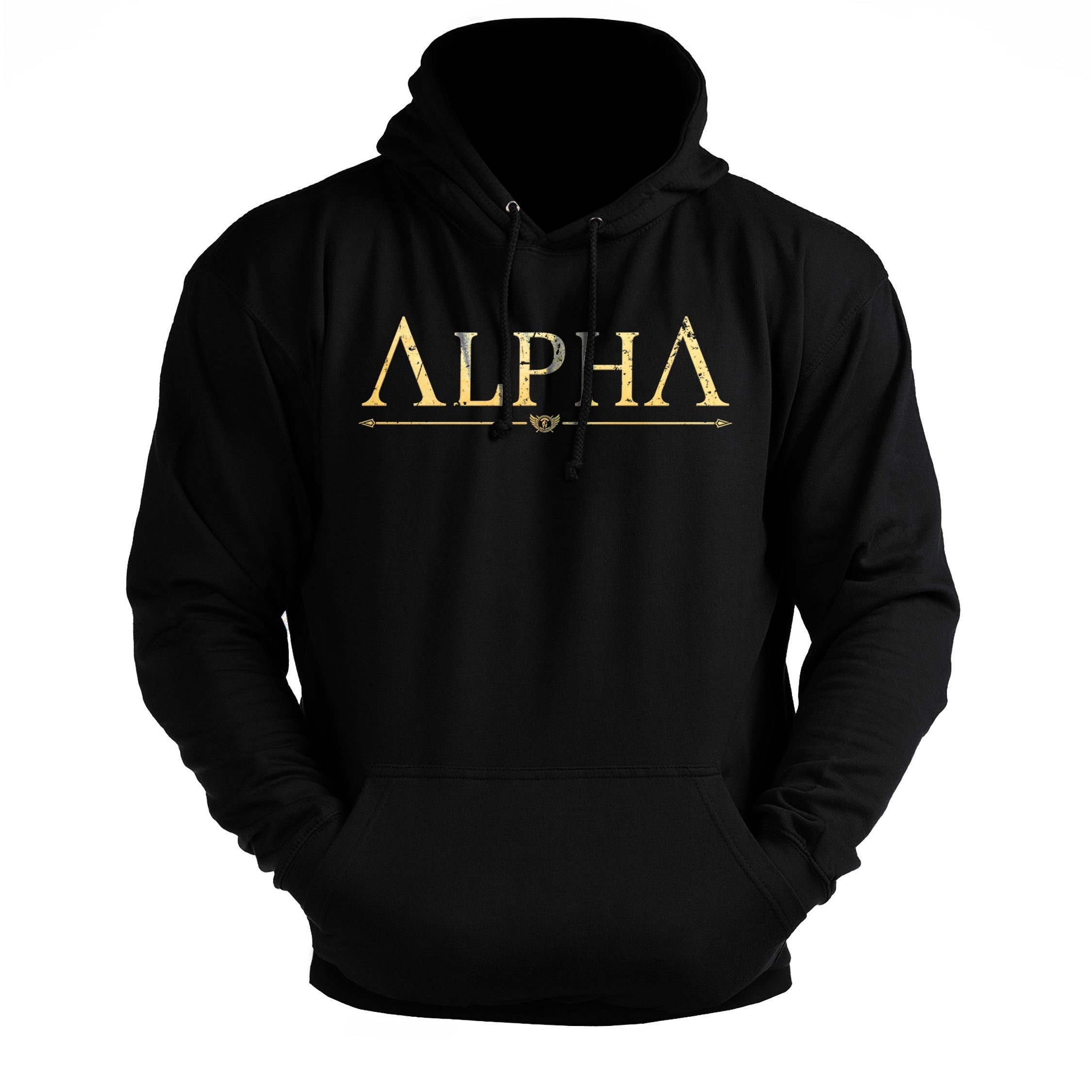 ALPHA Gold - Spartan Geschmiedet - Gym Kapuzenpullover