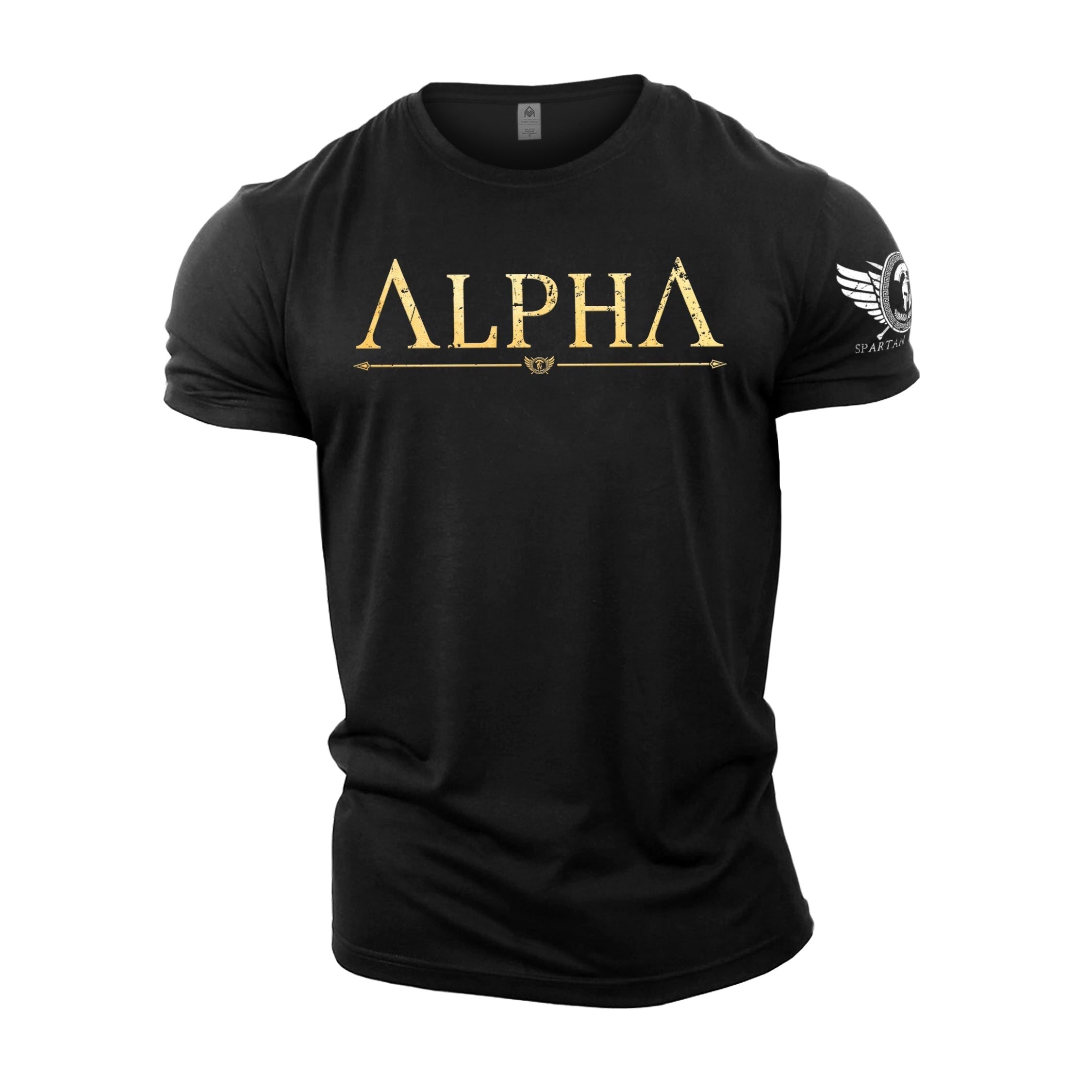 ALPHA Gold - Spartan Geschmiedet - Gym T-shirt