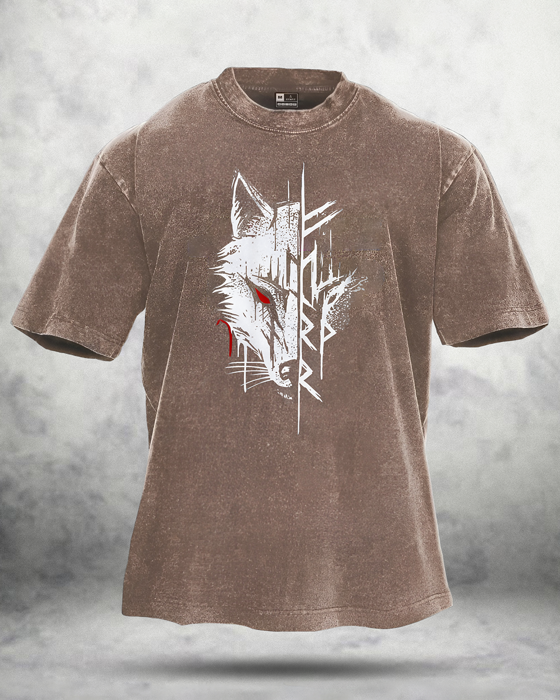 Wolf Red Eye Washed T-shirt