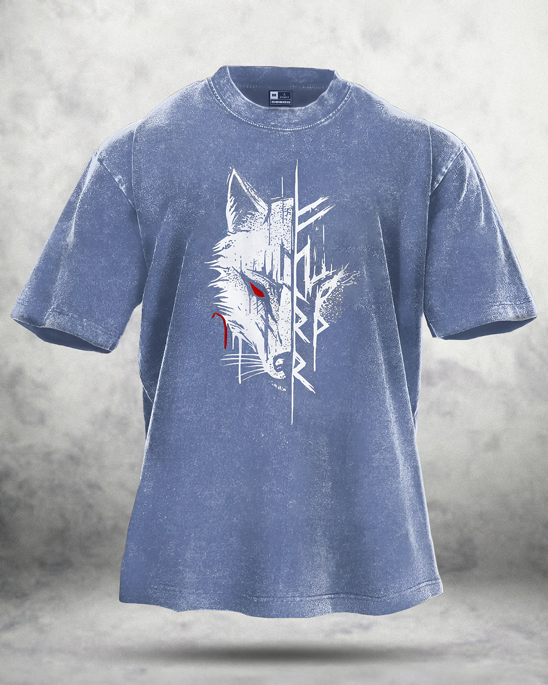 Wolf Red Eye Washed T-shirt