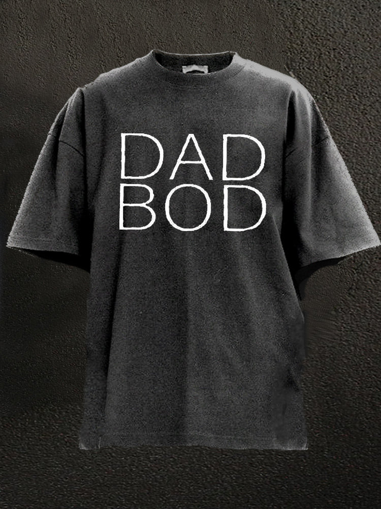 Dad Bod Washed Gym T-Shirt