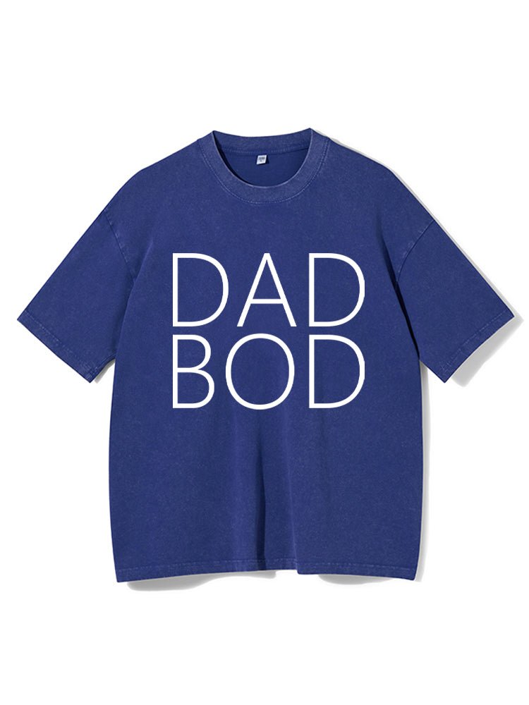 Dad Bod Washed Gym T-Shirt