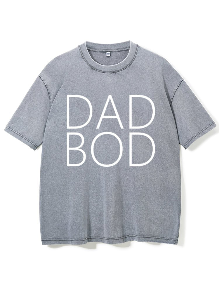 Dad Bod Washed Gym T-Shirt