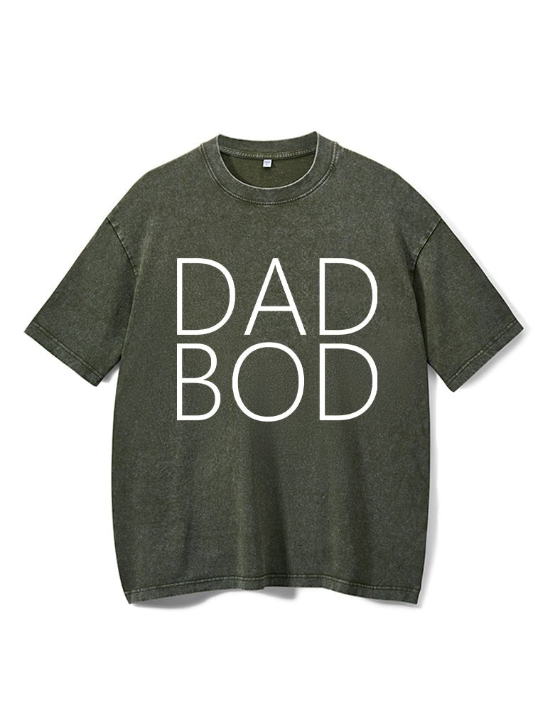 Dad Bod Washed Gym T-Shirt