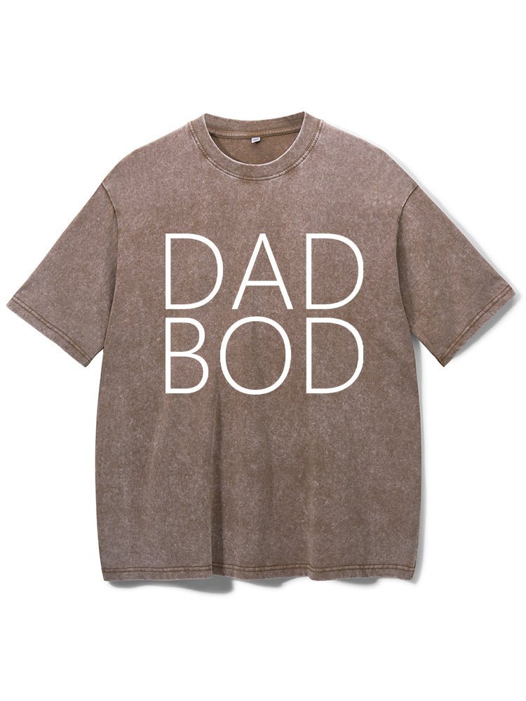 Dad Bod Washed Gym T-Shirt