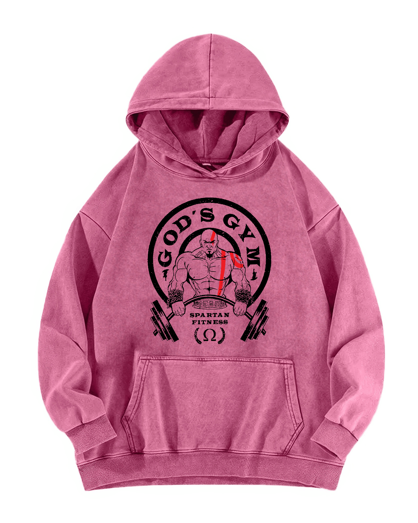 God's Gym Washed Hoodie