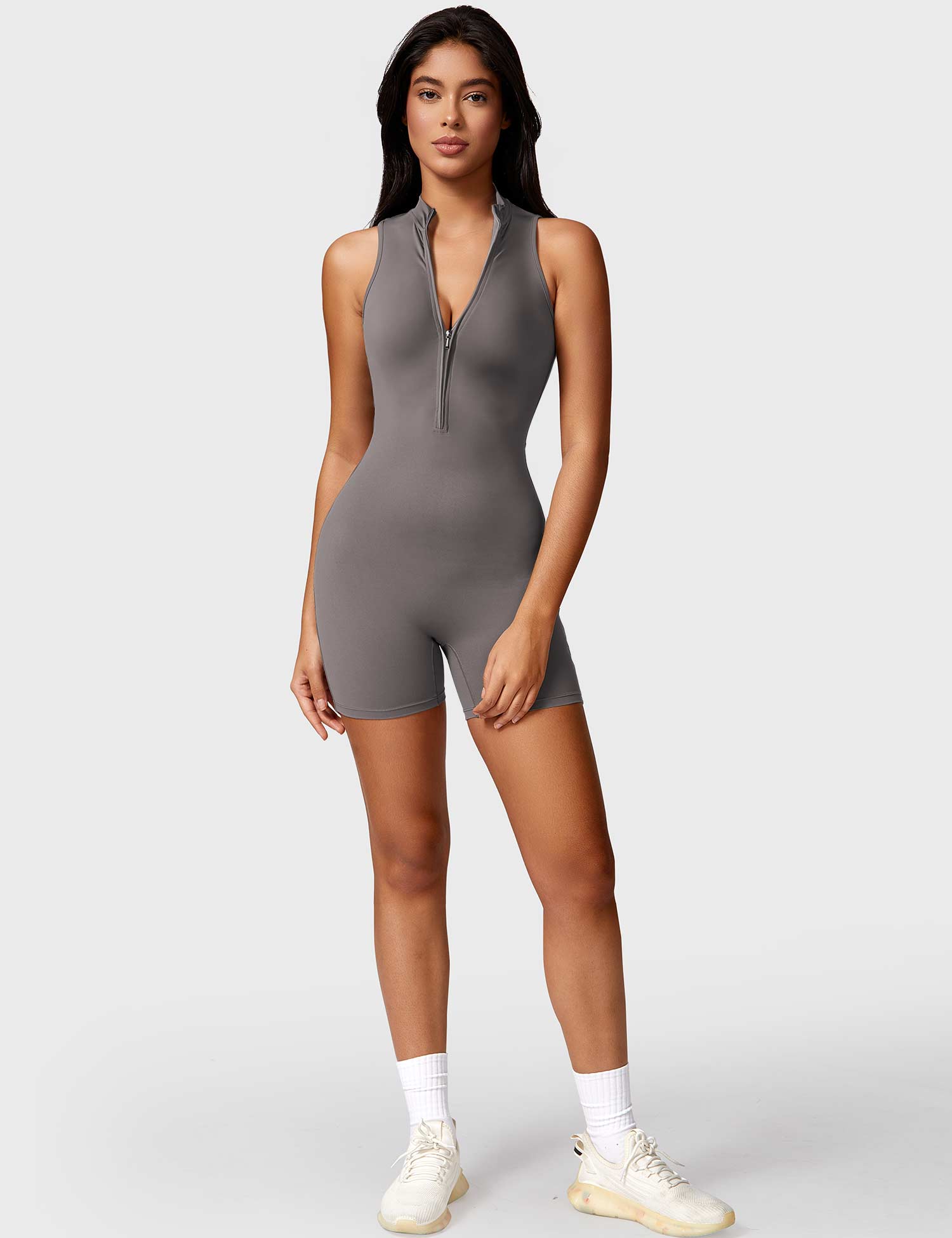 Kraftfit Belle Sleeveless Zipper Jumpsuit