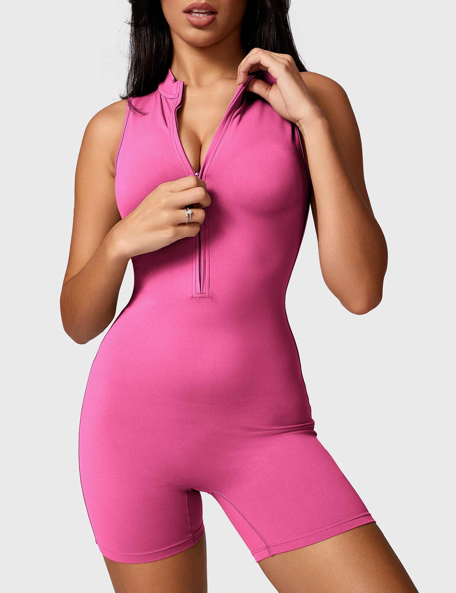 Kraftfit Belle Sleeveless Zipper Jumpsuit