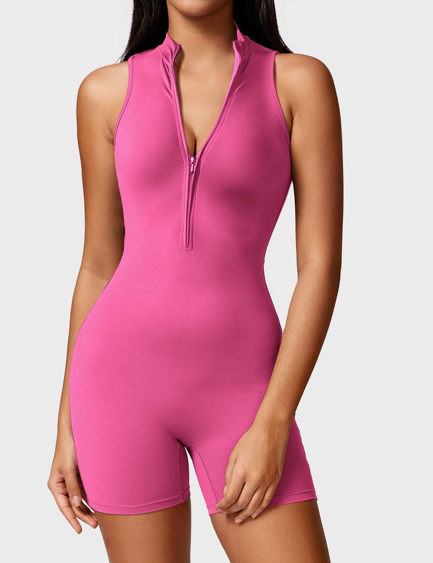 Kraftfit Belle Sleeveless Zipper Jumpsuit