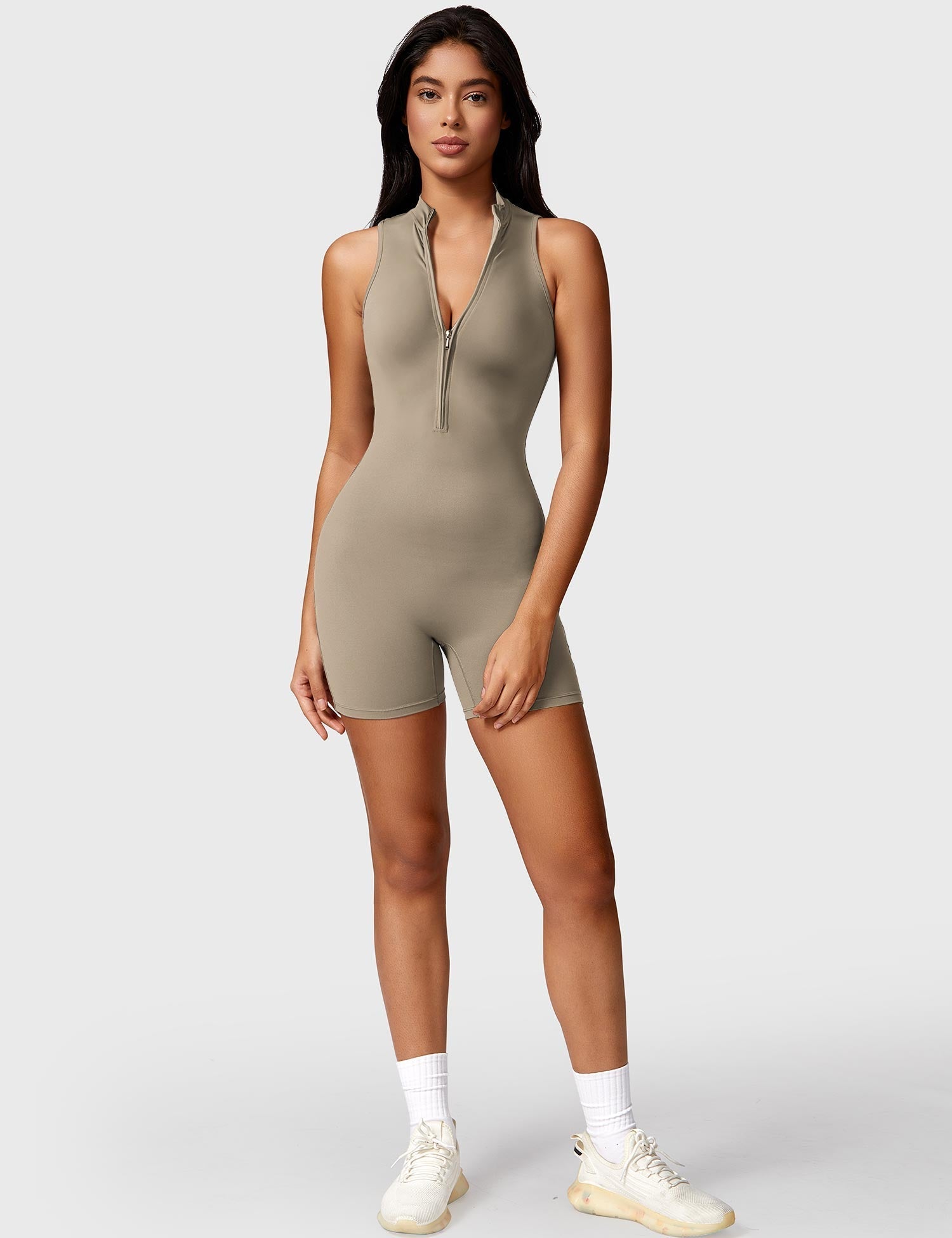 Kraftfit Belle Sleeveless Zipper Jumpsuit