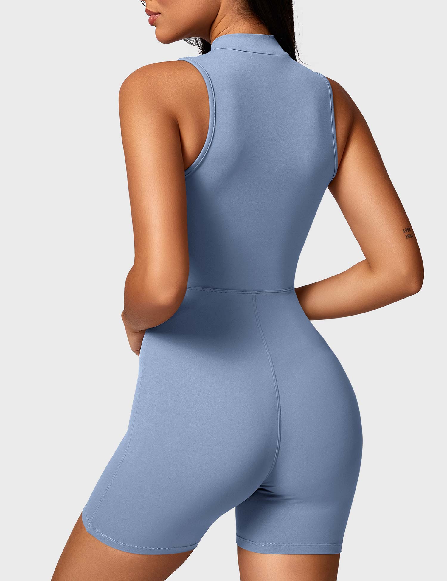 Kraftfit Belle Sleeveless Zipper Jumpsuit