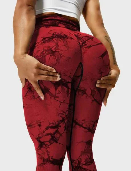 Kraftfit - Bunte Leggings - Rot