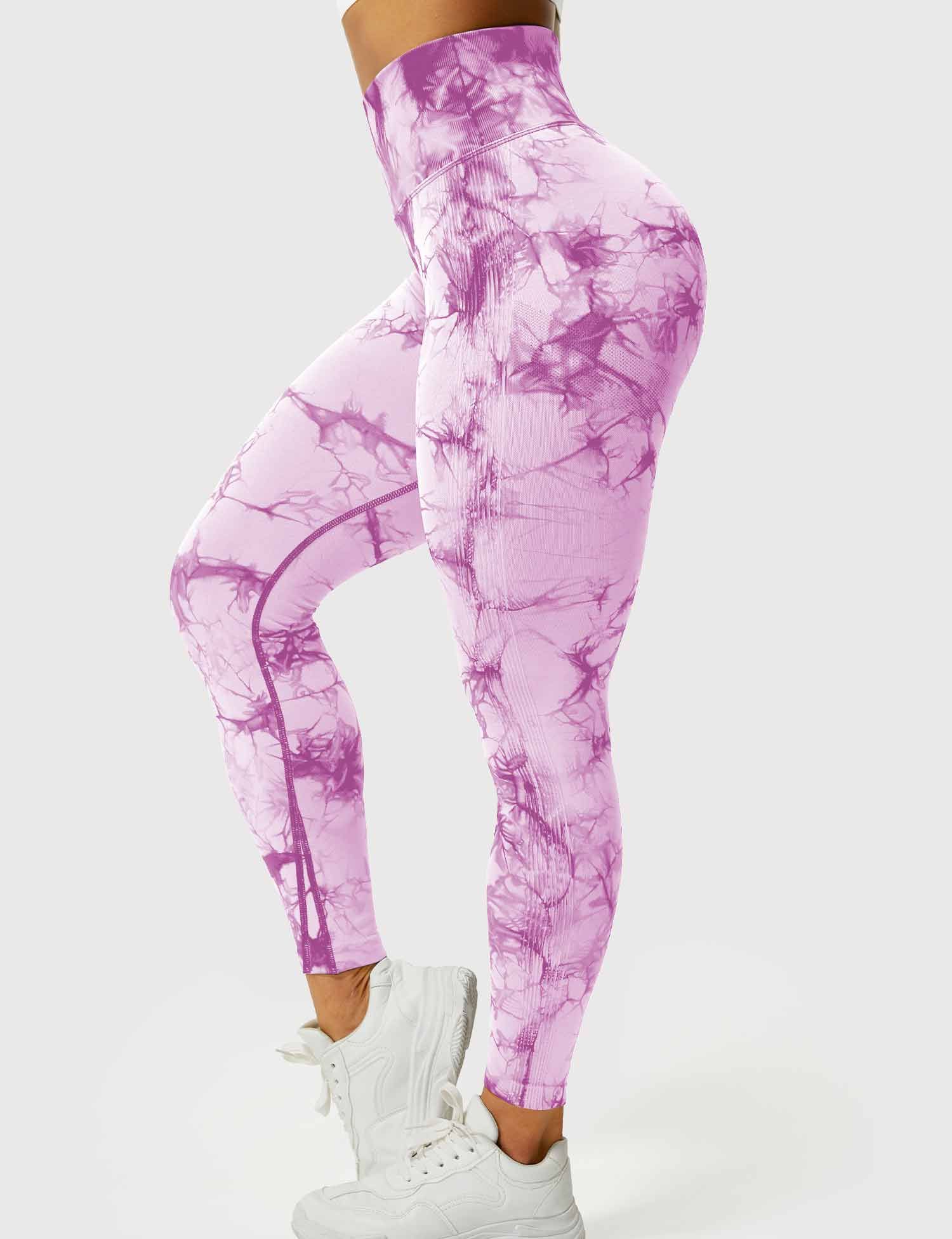 Kraftfit - Bunte Leggings - Rosa