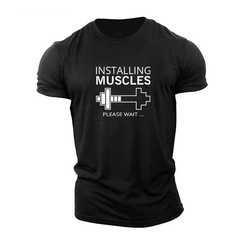 Installing Muscle T-shirt