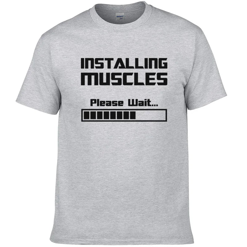 Installing Muscles T-shirt