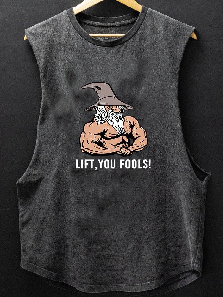 Lift You Fools Scoop Bottom Cotton Tank