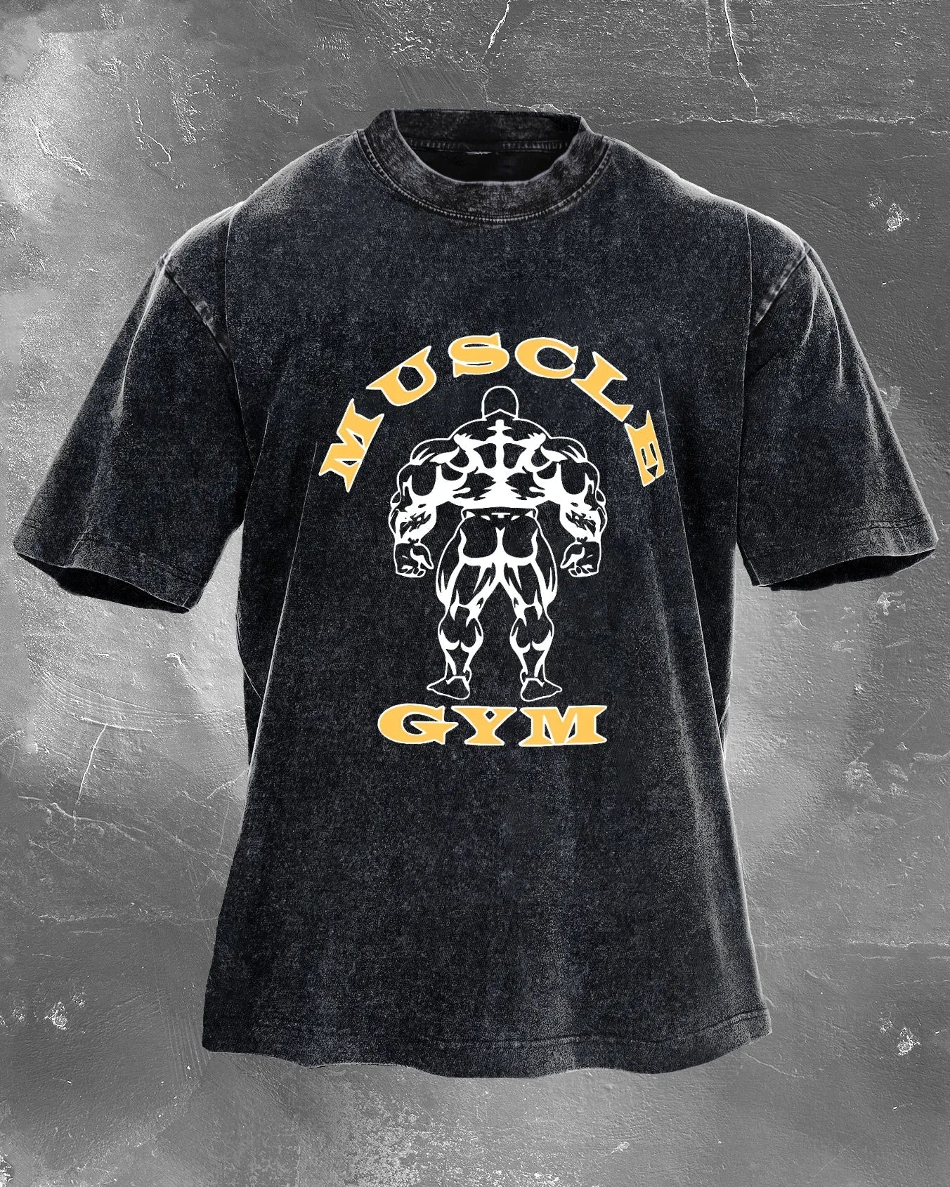 Muscle Gym Men's Washed T-shirt