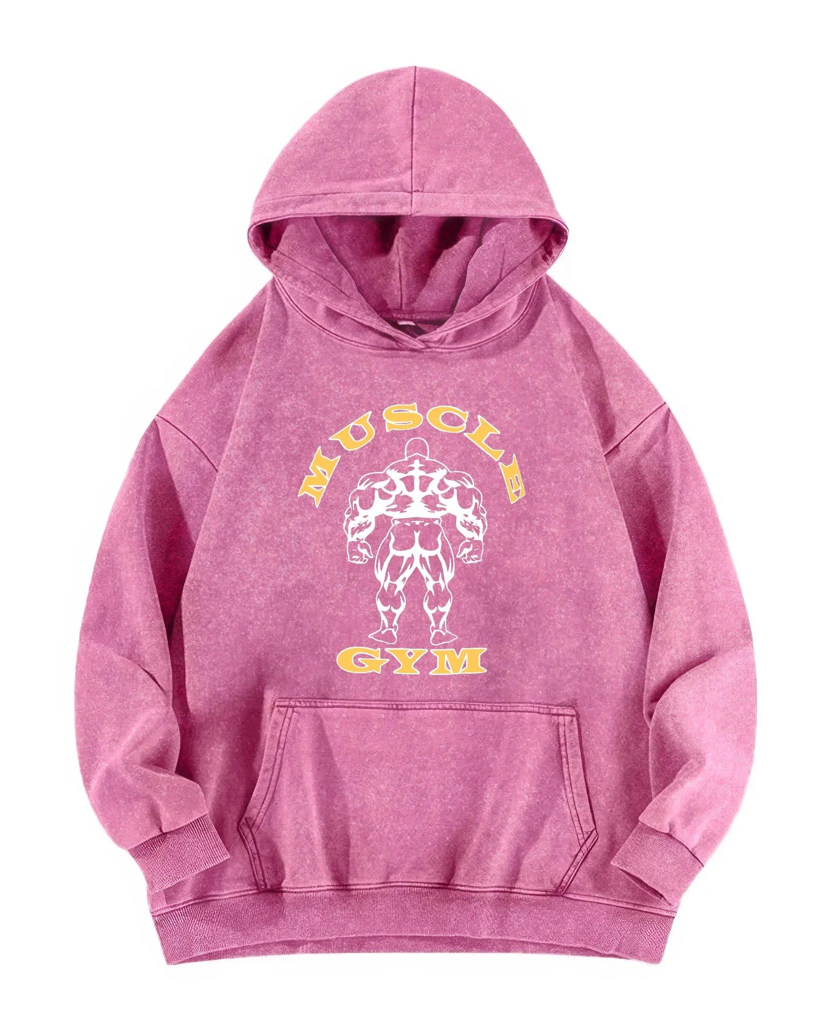 Muscle Gym Washed Hoodie