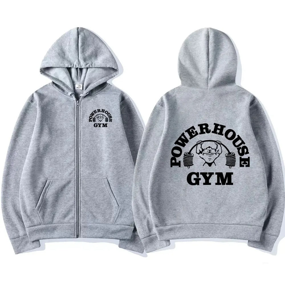 Powerhouse Gym Zip Hoodie