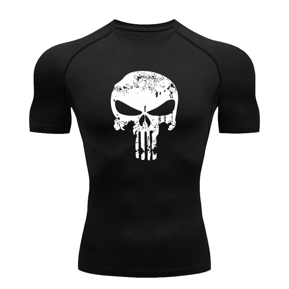 Punisher Compression Shirt - Kurzarm