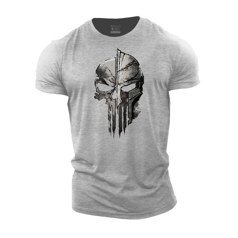 Skeleton Spartan Graphic T-shirt