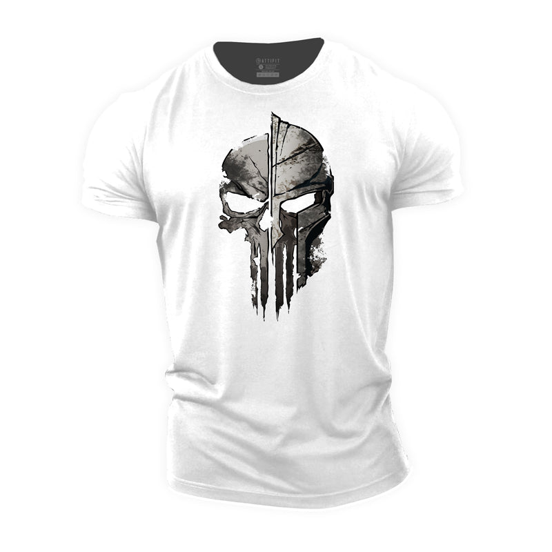 Skeleton Spartan Graphic T-shirt