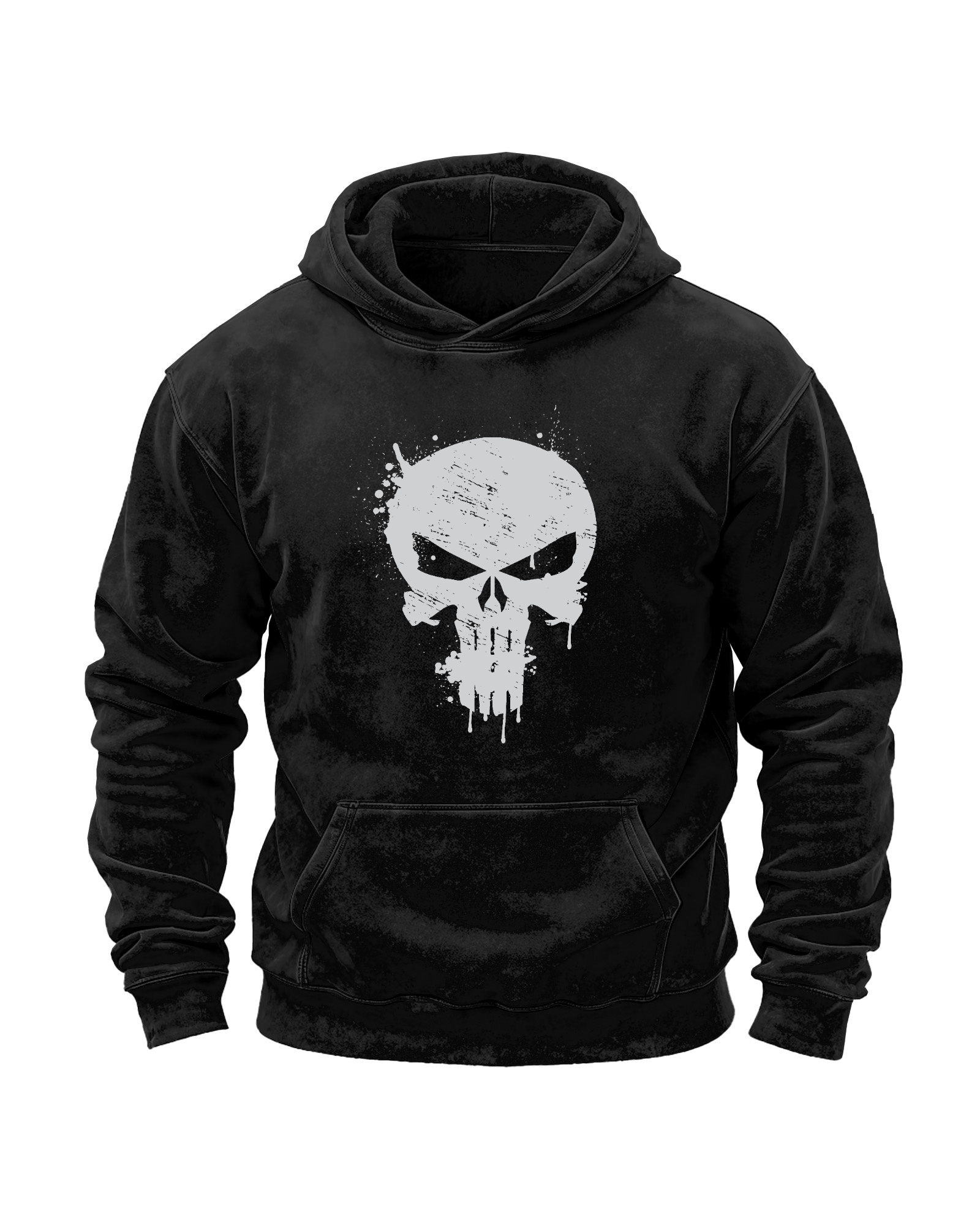 Skull Washed Hoodie