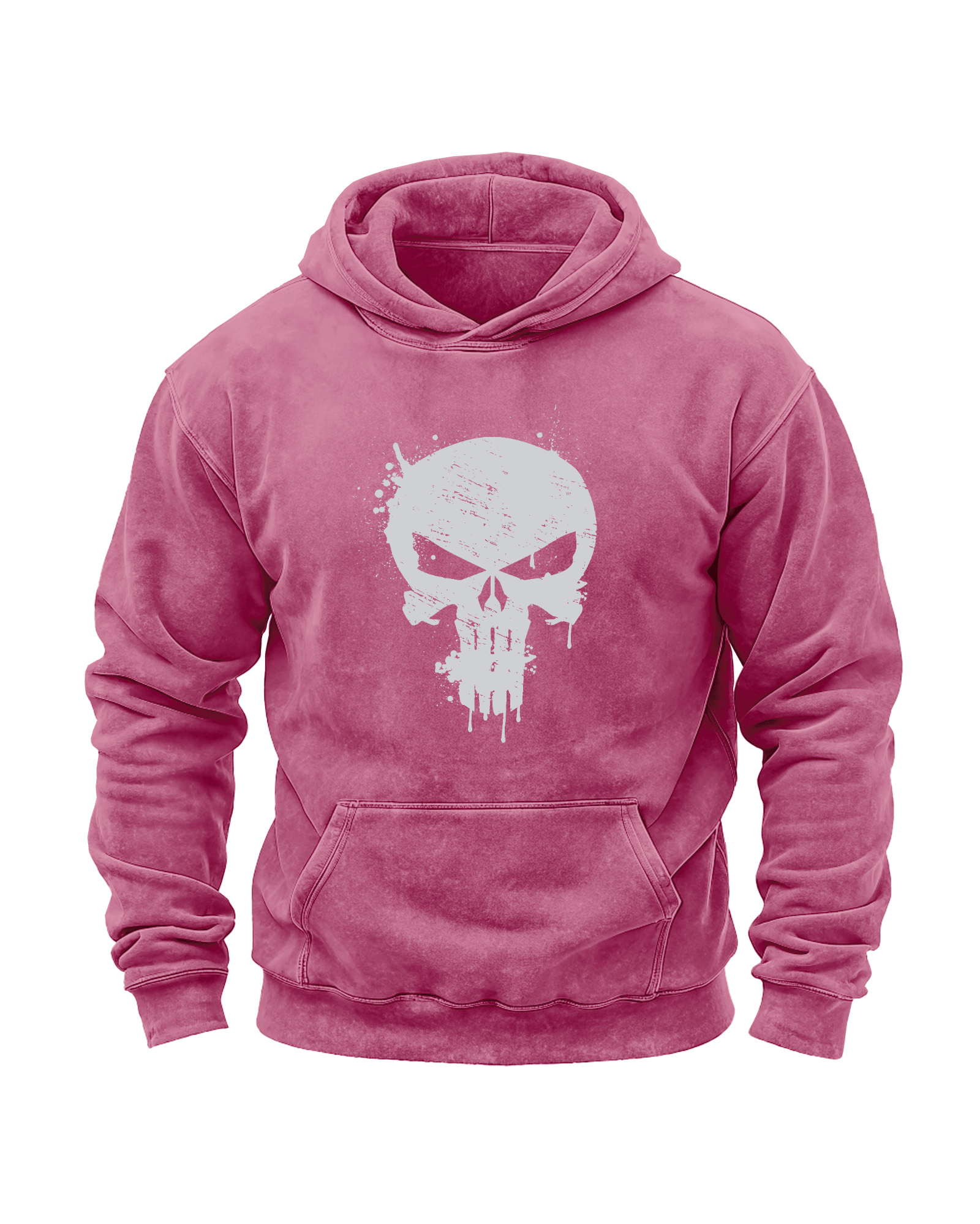 Skull Washed Hoodie