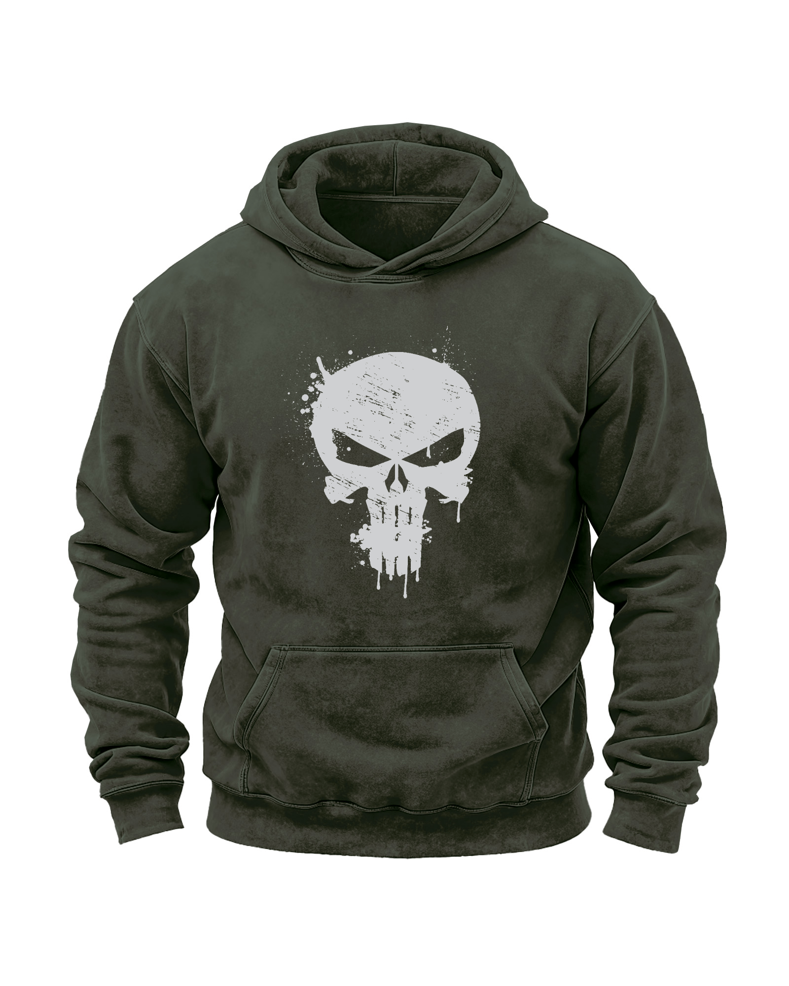 Skull Washed Hoodie