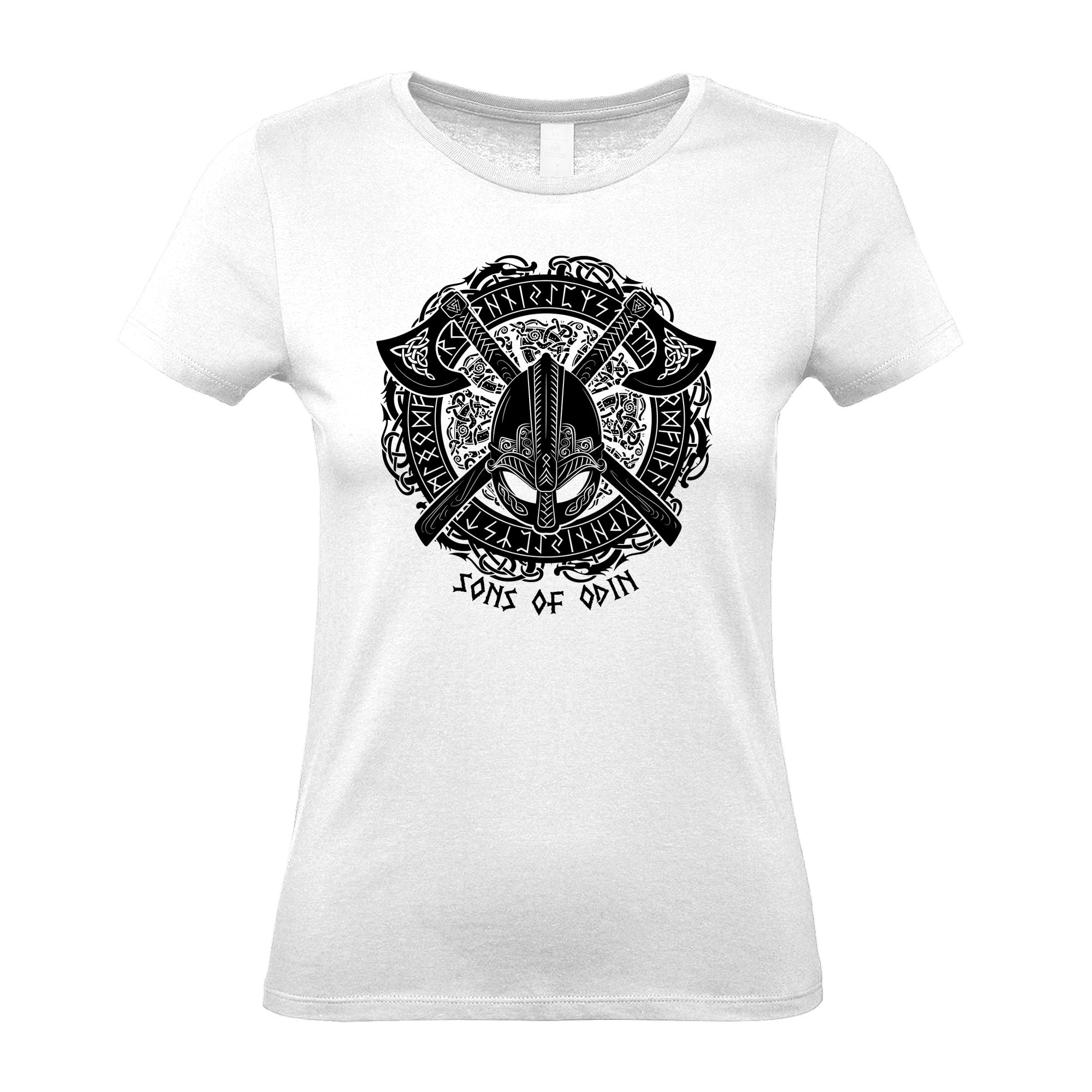 Sons Of Odin Helm – Damen-Turn-T-Shirt