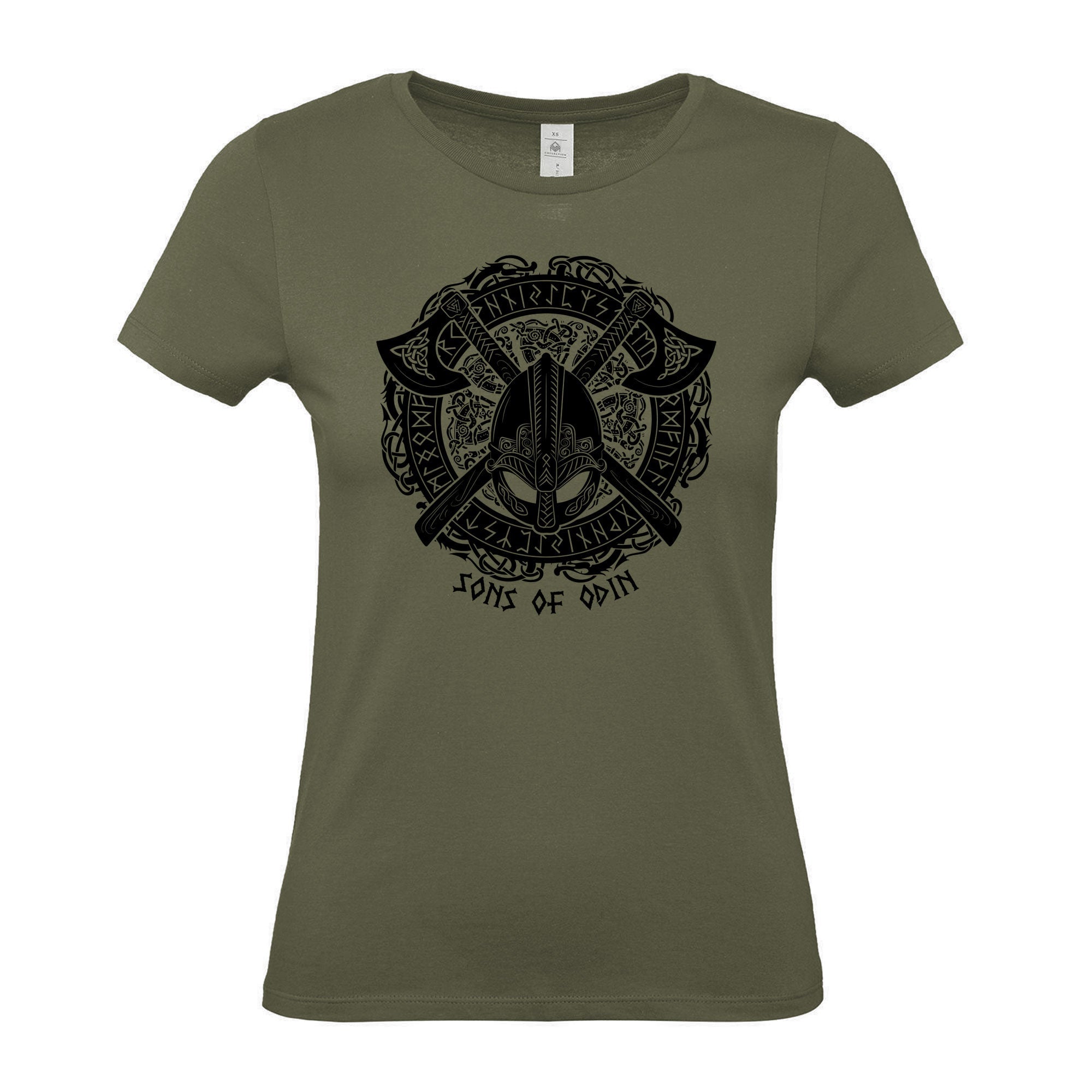 Sons Of Odin Helm – Damen-Turn-T-Shirt