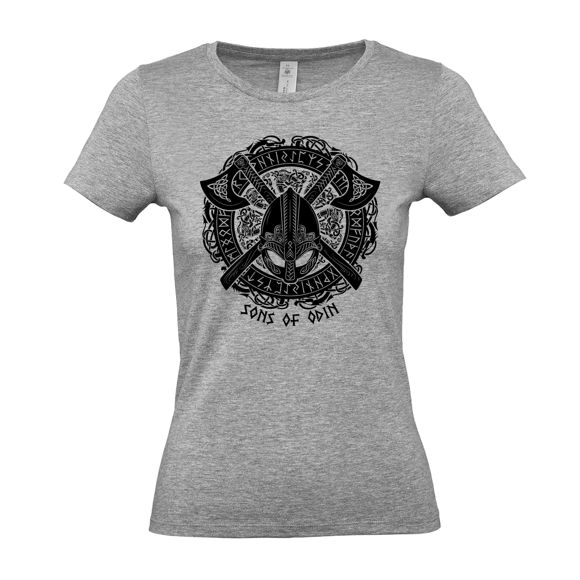 Sons Of Odin Helm – Damen-Turn-T-Shirt