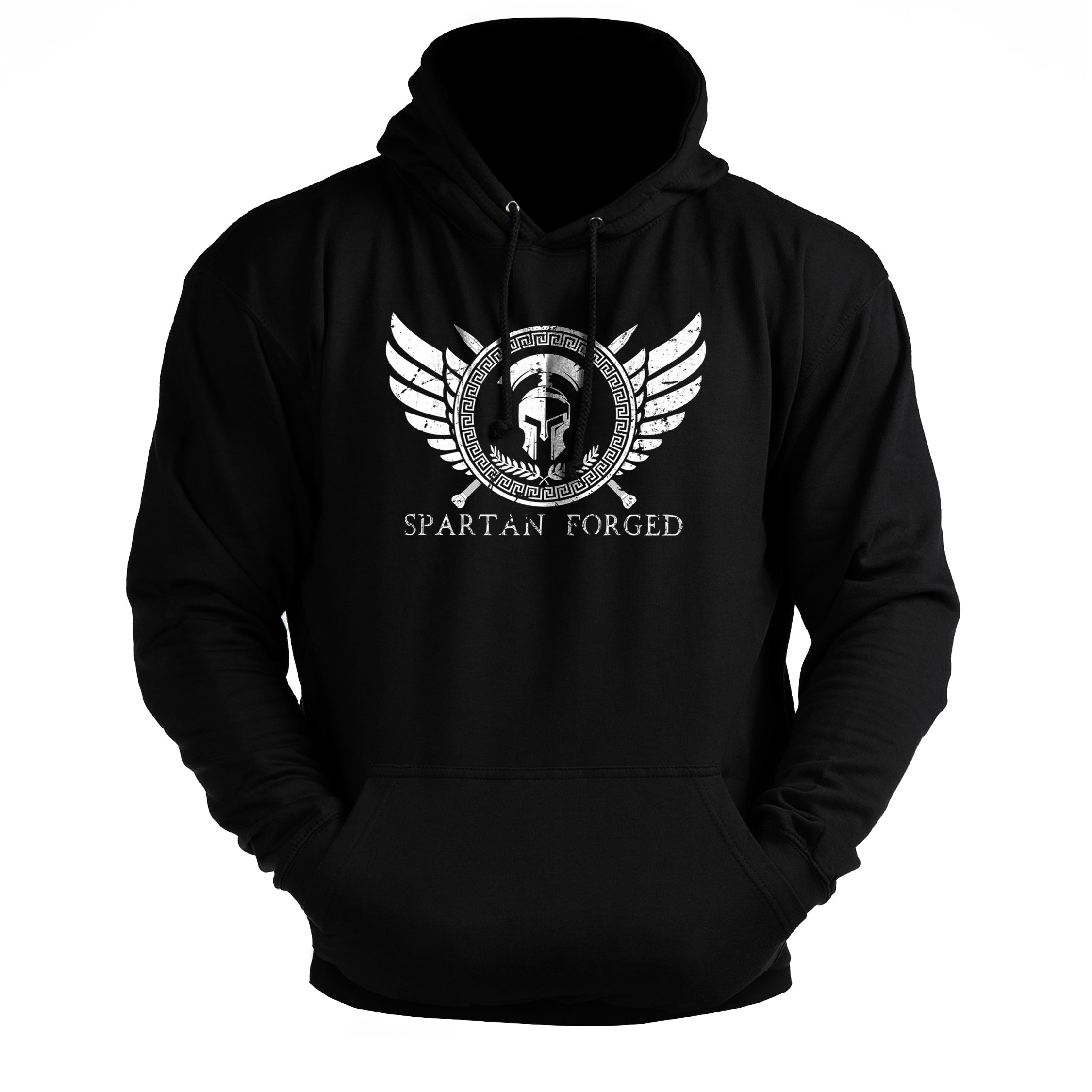 Spartan Forged Chest Emblem - Gym Hoodie