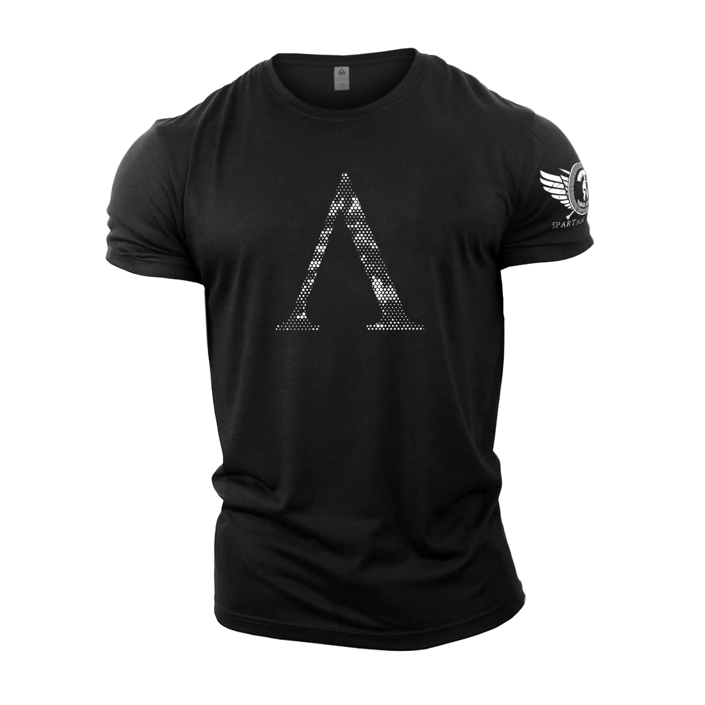 Spartan Symbol Hex Camo - Gym T-Shirt