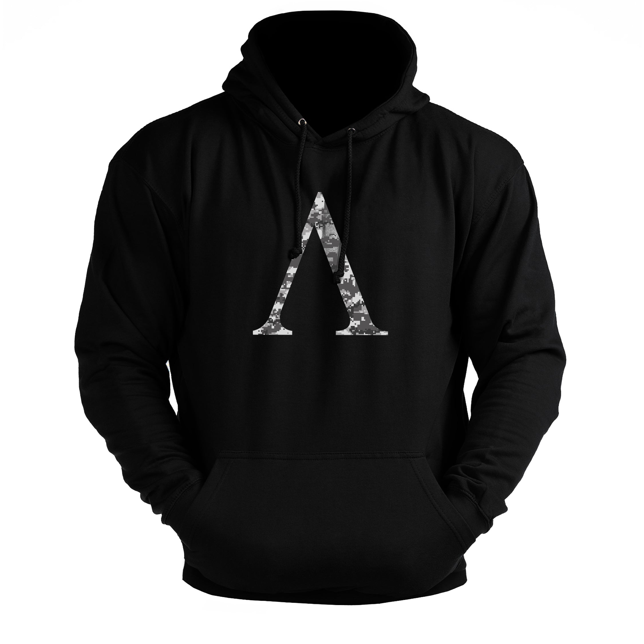 Spartan Symbol Winter Camo - Gym Hoodie