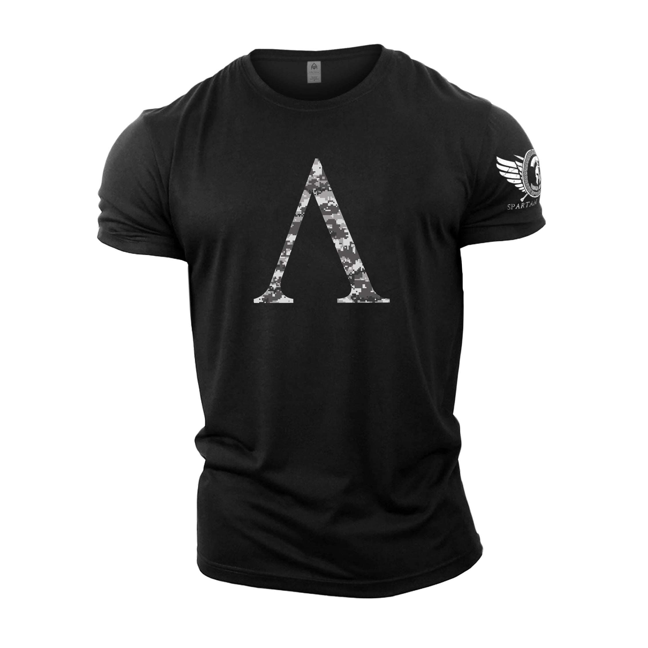 Spartan Symbol Winter Camo - Gym T-Shirt