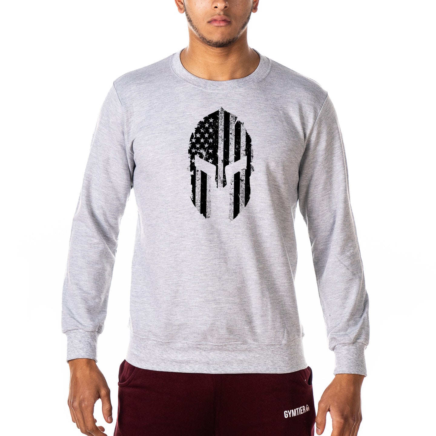 Spartan USA Flag - Gym Sweatshirt